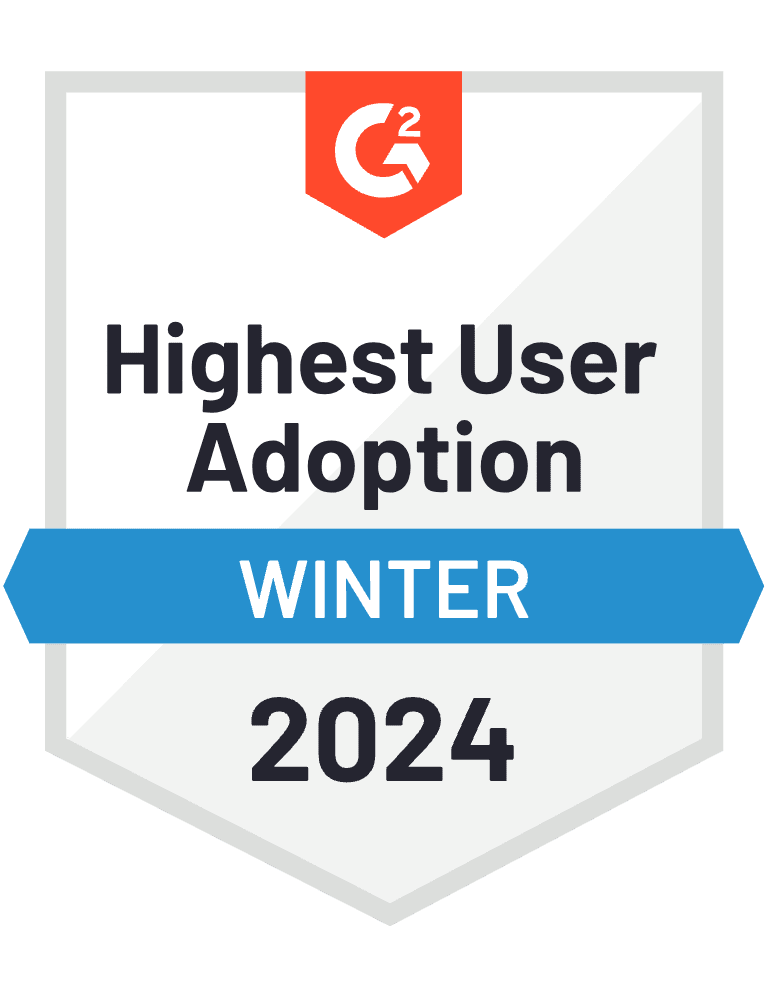 G2 Highest User Adoption